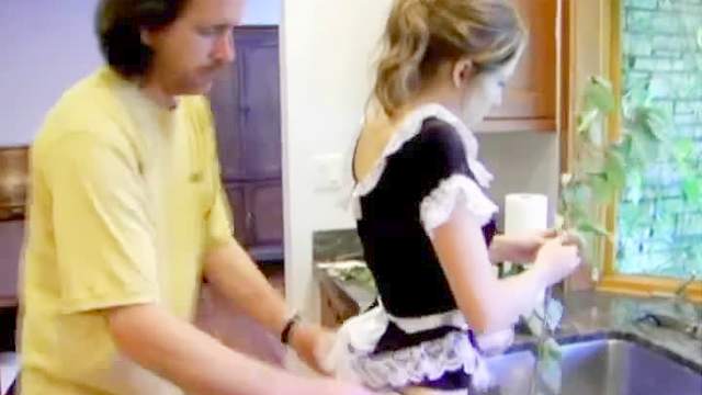 Naughty French Maid Spanked