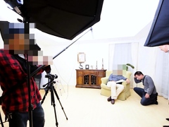 Pink Labia Close Up Of Naive Brunette