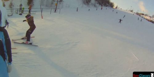 European Beauty Tastes Jizz After POV Sex