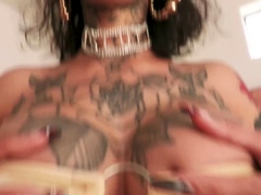 Ebony Beauty Ravyn Alexa Takes It Deep In Her Tight Ass