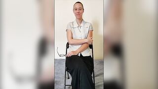 Sex Therapy With A Hot And Fit French Nerdy Beauty   Solo Female In French