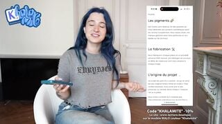 No Need A Men When You Have A Big Dildo   French Alt Hairy Girl Masturbating