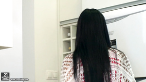 European Brunette Whore Gets Spanked And Fucked Hard