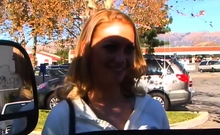 Horny White Pussy Takes Cock