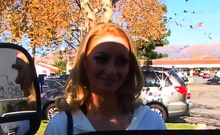 Horny White Pussy Takes Cock