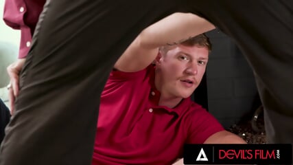 DEVILS FILM   Naughty Teen Exhibitionist Chloe Temple Fucks Right In Front Her Stepfather