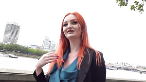 German PAWG Was Fucked During Casting In Black Stockings.