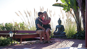 Lovely German Nympho Anny Aurora Sucks Dick Before Being Poked On Terrace