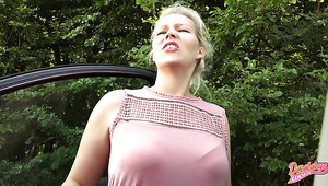 Curvy MILF Gets Fucked In The Car For The First Time