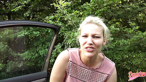 Curvy MILF Gets Fucked In The Car For The First Time