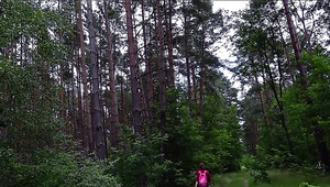 Nerdy German Hottie Fucks With A Stranger To Thank Him For Helping Her Find The Way In The Woods