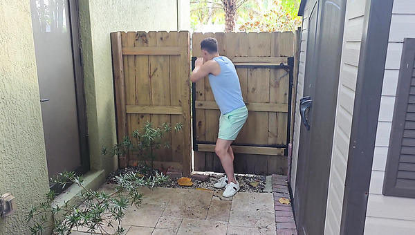 Sweaty MILF Lets This Horny Fucker Fuck Her Poolside, Age Difference Be Damned