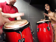 Apolonia Lapiedra & Medusa Got Fucked In All Holes In Group Action