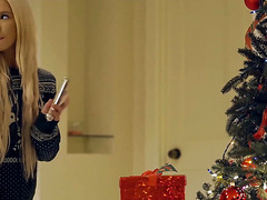 Christmas Step Family Group Fuck With Teen Stepdaughters In Cosplay