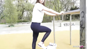 GERMAN SCOUT   Butt Fuck Casting Skylar Sweet