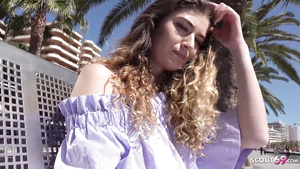 GERMAN SCOUT   Magaluf Holiday 18 Years Old Candice Public Casting