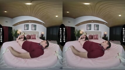 UP CLOSE VR You Watch Your Girlfriend Alison Rey Fuck Her Boost His Mood CUCKOLD POV