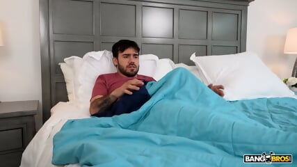 BANGBROS   Watch Angel Youngs Masturbate In The Kitchen Before Getting Pounded By Her Roommate's Boyfriend