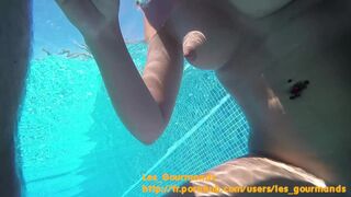 Huge Fuck With A Mature SLUT In The Water With BIG Dildo