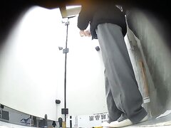 [Bathroom Shot] HD Post Shot Of A Giant Breathing Chrys