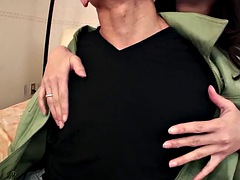 Japanese Mature Mom Seduces Old Neighbor To Cheat And Have Sex With Uncensored Creampie