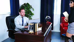 Sexy South Korean Beauty Rina Ellis Gets Fucked By Her Colleague