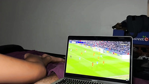 Tanned Stepsis Craved A Dick Inside Badly And Didn’t Let Him Watch The Game