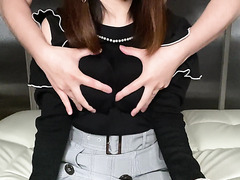 Slim Petite Japanese Cutie Lets Her BF Knead Her Cool Titties And Squeeze Her Perky Nipples