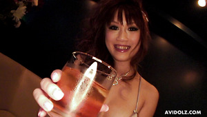 Picked Up Japanese Tipsy Kinky Yui Takashiro Gets Hairy Pussy Fingered A Bit