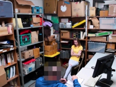 Tight Shoplifter Pounded By LP Officer In The Back Office