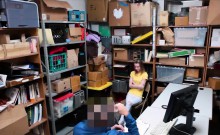 Very Tight Thief Pounded By LP Officer In The Back Office