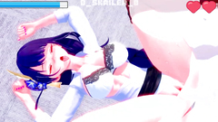 Genshin Impact   Raiden Shogun In The Office