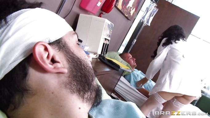 Hot Doctor Gets Soapy Wet