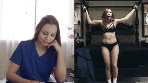 Ornella Morgan   Split Screen Nurses #2