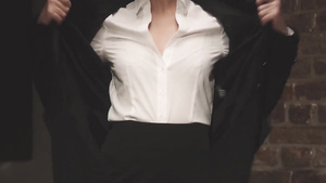 Alexis Crystal Hot Office Masturbation