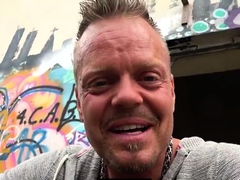 Public POV German MILF Jumps Outdoor