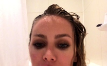 Hot Babe With Perfect Big Boobs Taking Shower