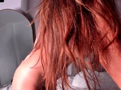 Big Boobed Memphis Monroe Masturbates In Stocking