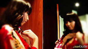 Wondrous Asian Cowgirl Marika Hase Loves Riding Cock After Kissing Her Stud