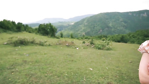 Forest Temptation: Stepsister Pays Debt With Wild Outdoor Fuck