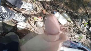 Outdoor Blowjob And Handjob