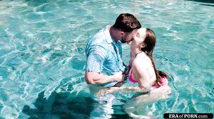 Milf Fucked Outdoors By A Pool Cleaner