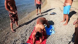 AlexandraWett Takes It Up The Ass During Public Beach Fuck