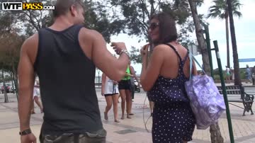 Sweet Teen Getting Picked Up From Public Bench Then Fucked Both Outdoor & Indoor