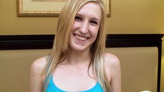 Very Nervous 18 Yr Old Teen  Stars In Her Very First Porn