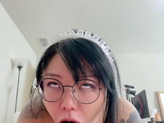 Sexy Teen Brunette Chick Handjobs POV