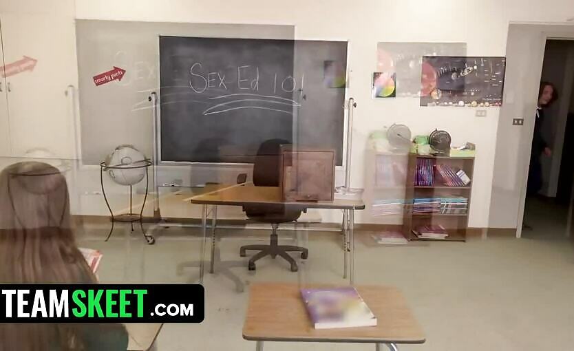 Teacher Brutally Teaches Students How To Fuck, New Sex Education In High School?