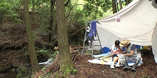 Tiny Tanlined Teen Rara Kudou Fucked In A Tent