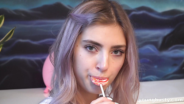 Wondrous And Busty Beauty Tiny Teen Gonna Masturbate Her Wet Pussy