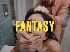 Horny Guy Tricks His MILF Wife To Cheat On Her With A Lovely Slim Sexy Teen